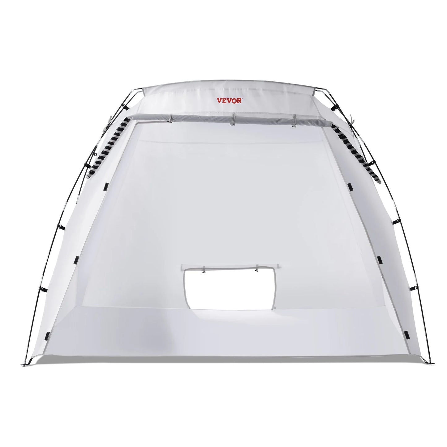 VEVOR Portable Paint Booth, Larger Spray Paint Tent with Built-In Floor & Mesh Screen, Painting Tent Station for Furniture DIY Hobby Tool, 7.5X5.2X5.2Ft Spray Paint Shelter