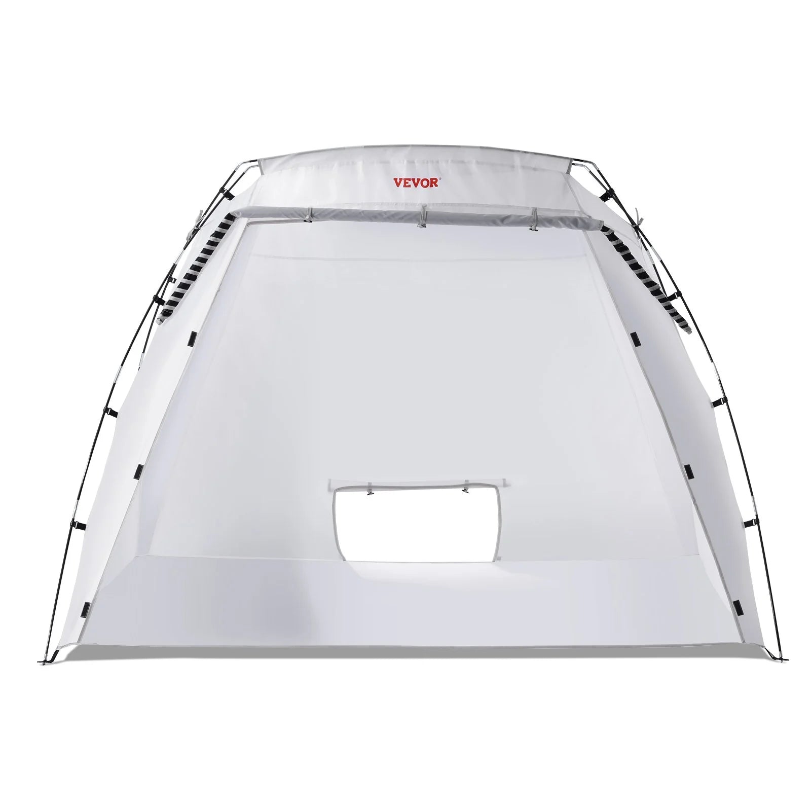 VEVOR Portable Paint Booth, Larger Spray Paint Tent with Built-In Floor & Mesh Screen, Painting Tent Station for Furniture DIY Hobby Tool, 7.5X5.2X5.2Ft Spray Paint Shelter