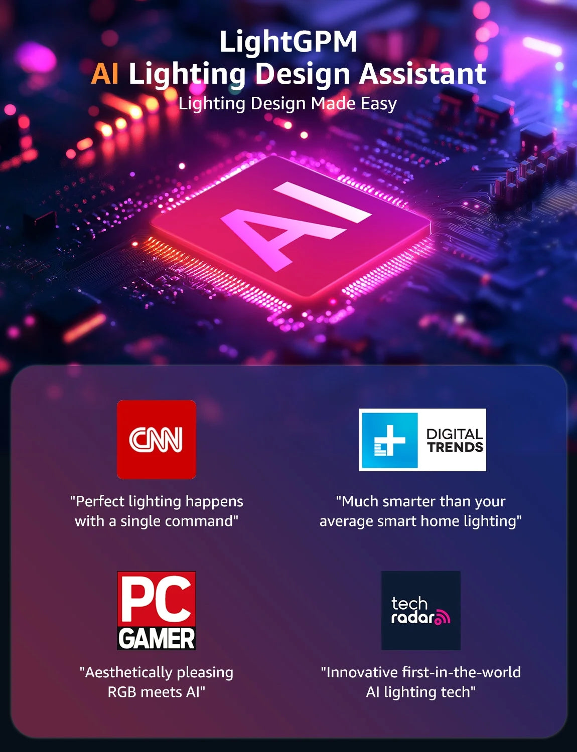 N1 AI Smart RGB Rope Lights 19.68Ft , LLM AI Generated Lighting, Lightbeats Music Sync, Color Segment DIY, Voice Control via App, Wi-Fi & Bluetooth LED Strip Lights