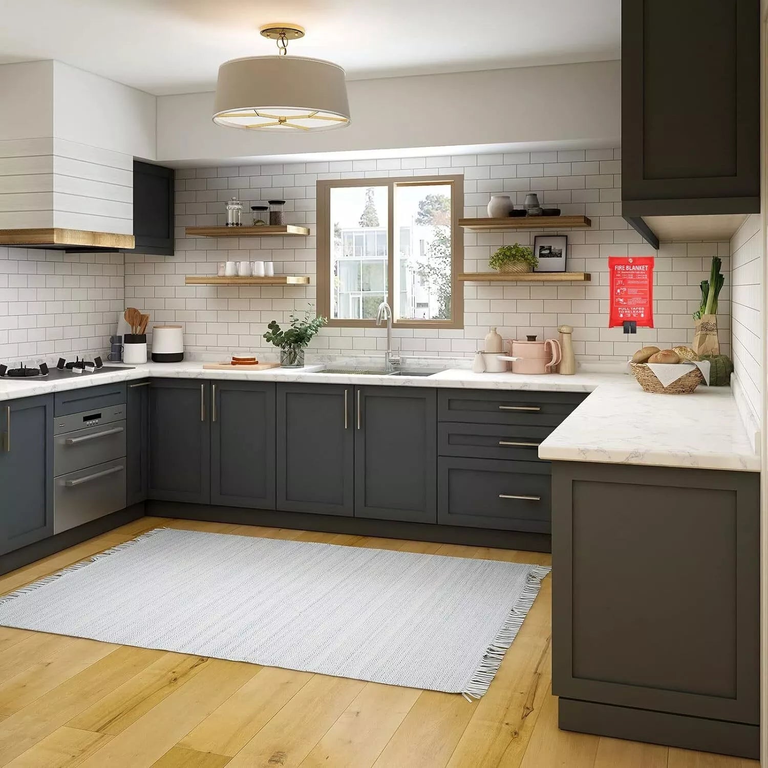 4 Pack Fire Blanket Fiberglass Hero Emergency Home Retardant Prepared 40''X40''